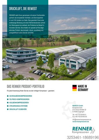 Schraubenkompressor Renner RS-Pro 7,5