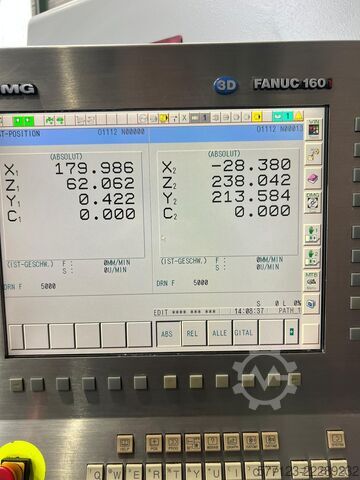 CNC-Dreh- und Fräszentrum FANUC 160i DMG Gildemeister Sprint 42 - linear inkl. Stangenlader