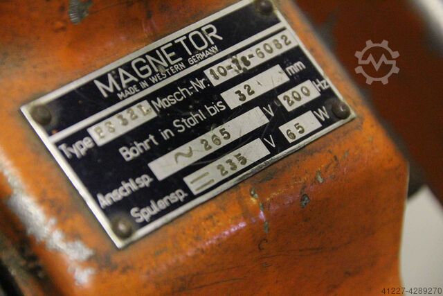 Magnetic drill 265 V/200 Hz Magnetor AEG P8 32 L HBE-IV
