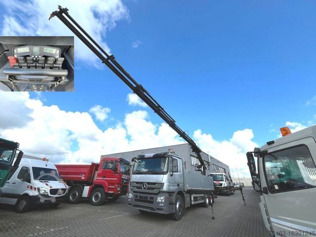 LKW mit Pritsche (offen) MERCEDES-BENZ Actros 2546 L 6x2 Pritsche Heckkran Hiab 288 6x