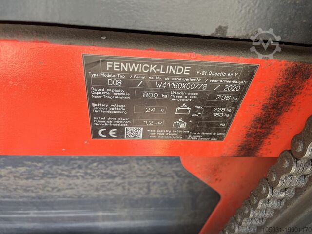 Pedestrian Stacker Linde D08