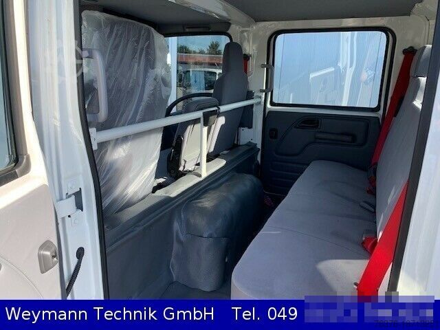 Transporter mit Kipper ISUZU NPR-M30 5.2 Ltr. 7-Sitzer DOKA mit Abrollkipper