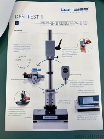 Härteprüfgerät Bareiss Digi-Test II
