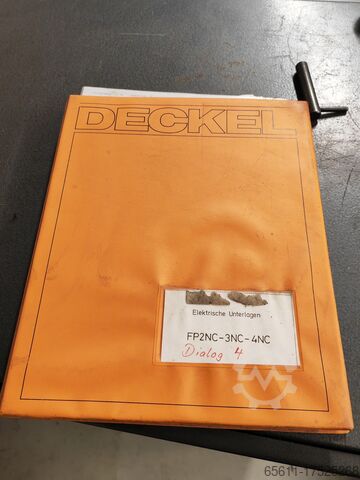 Werkzeugfräse Friedrich Deckel FP2 NC Dialog 4