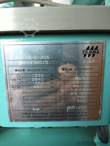 Stickmaschine Tajima Tajima TMFX 2 C