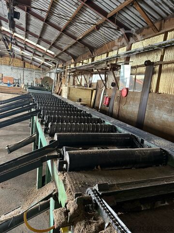 Brenta-Blockbandsäge mit Rollenförderer brenta 140