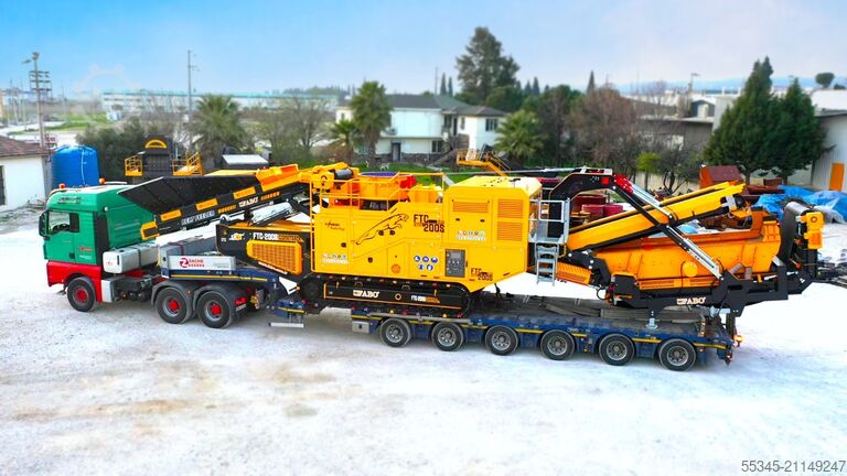 Brechanlagen / Kegelbrecher FABO Mobile Crushing Plant Mobile Crushing and Screening Plant
