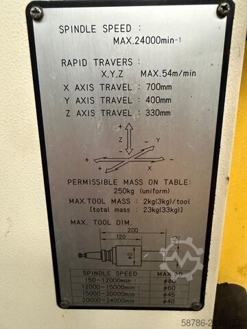 Vertikales Bearbeitungszentrum FANUC Robodrill Alpha T21iEL          5 axis