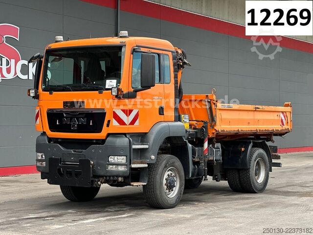 Dreiseitenkipper LKW MAN TGS 18.320 4x4 BL Meiller-DSK,Palfinger PK7001-K