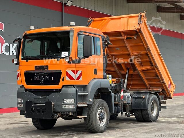 Dreiseitenkipper LKW MAN TGS 18.320 4x4 BL Meiller-DSK,Palfinger PK7001-K