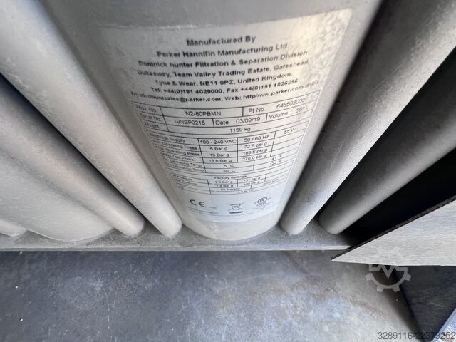 PSA Nitrogen Generation Plant PARKER NITROMATIC PSA