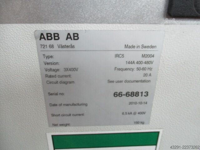 Industrieroboter ABB Robotics IRB 6600 Seriennummer 66-68813/14/15/16