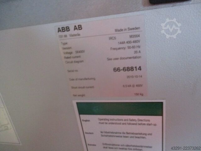 Industrieroboter ABB Robotics IRB 6600 Seriennummer 66-68813/14/15/16