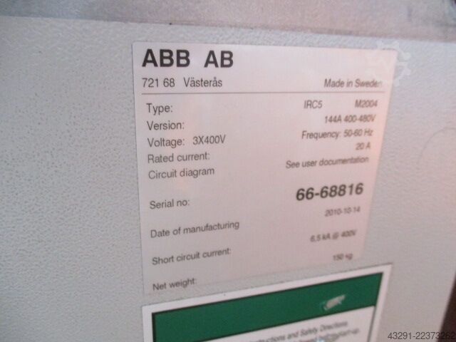 Industrieroboter ABB Robotics IRB 6600 Seriennummer 66-68813/14/15/16