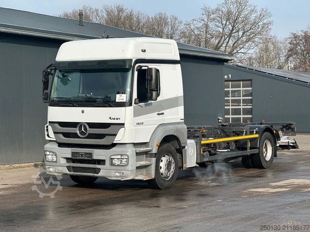 Wechselfahrgestell LKW MERCEDES-BENZ Axor 1829 EU5 4x2 LL BDF mit Dautel LBW