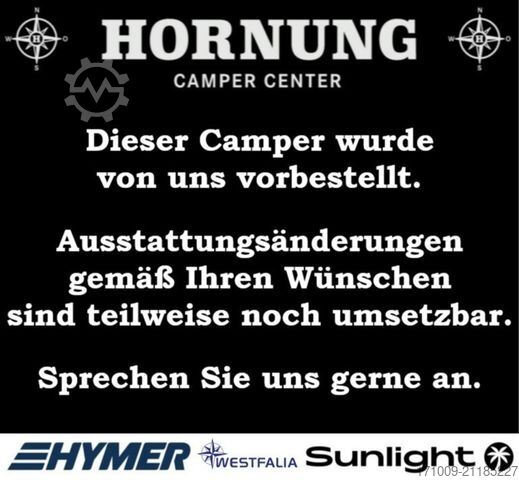 Kastenwagen Wohnmobil / Campervan HYMER/ERIBA Eriba Car 600 12 Navi Dieslheizung Leder