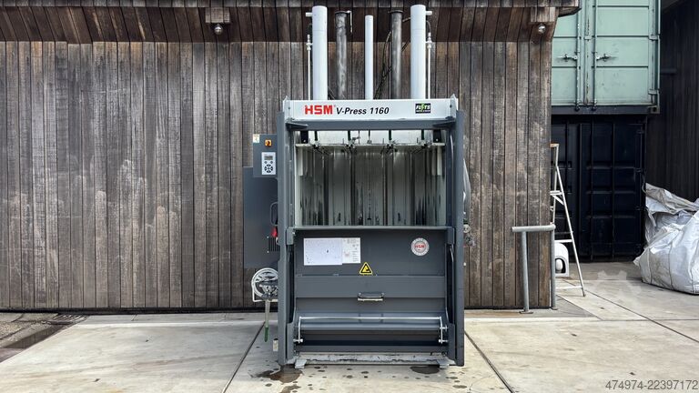 Baler waste press textile press HSM V-Press 1160 Plus
