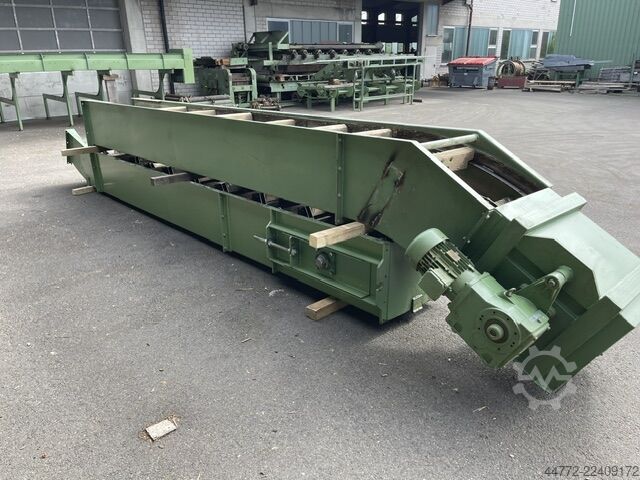 Kratzkettenförderer mit Bögen HAAS Recycling HKF 600 B