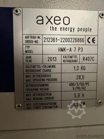 Kältemaschine axeo HMK-A 7 P3