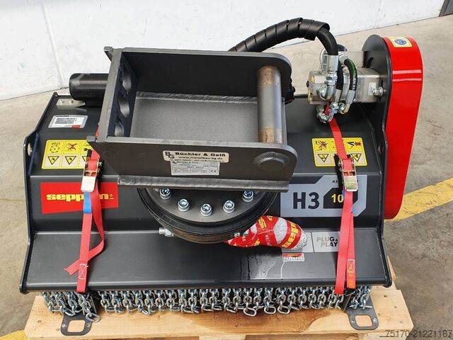 Wiesenmäher Seppi M. H3 105 / 2-5to Mulcher Drehkranz / lagernd / NE