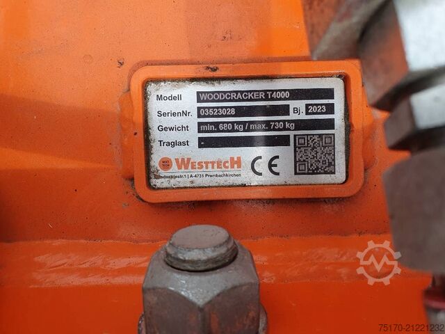 Westtech Woodcracker T4000 / CS510 / MS21 / DEMO Westtech Woodcracker T4000 / CS510 / MS21 / DEMO