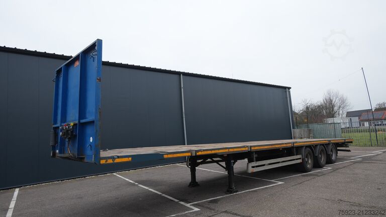 Plattformanhänger Pacton Fatbed trailer with twistlocks
