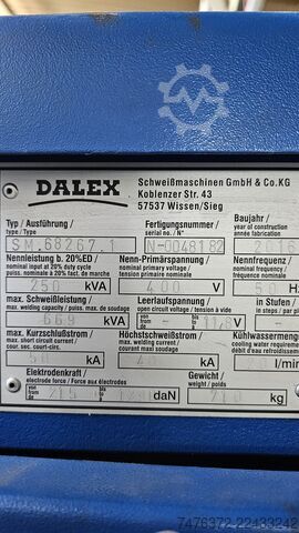 Buckelschweissmaschine Dalex PMS 32-6 MF