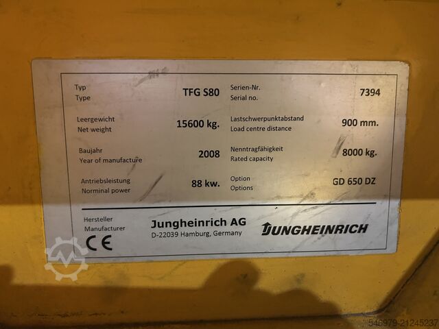 Manual pallet jack Jungheinrich TFG S80