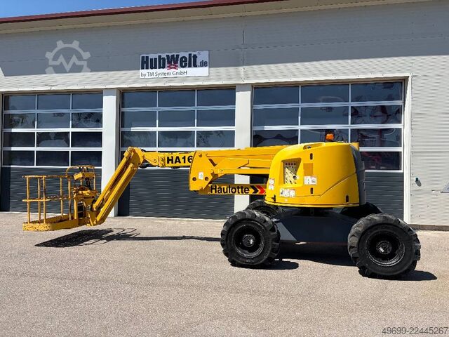 Articulated boom lift Haulotte HA 16 PX 16m Diesel Gelenk-Teleskop-Arbeitsbühne