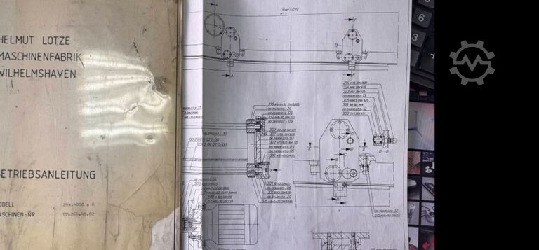 Hydraulische Guillotineschere Lotze typ 269