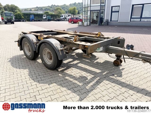 Hooklift trailer Hüffermann HTM 13.35 Absetzanhänger