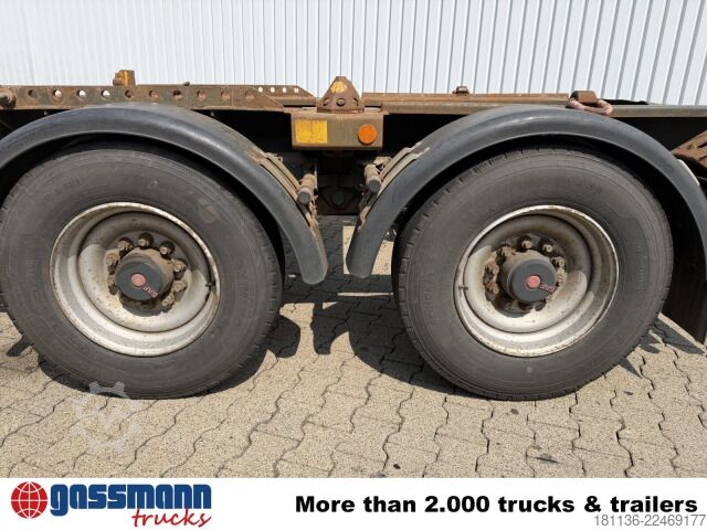 Hooklift trailer Hüffermann HTM 13.35 Absetzanhänger