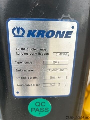 Tieflader-Sattelauflieger KRONE COOL LINER ,CARRIER 1550, DOPPELSTOCK, KRONE-ACHSEN