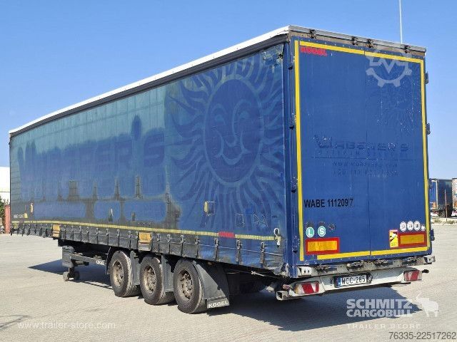 Open semitrailer with tarp Kögel Curtainsider Mega