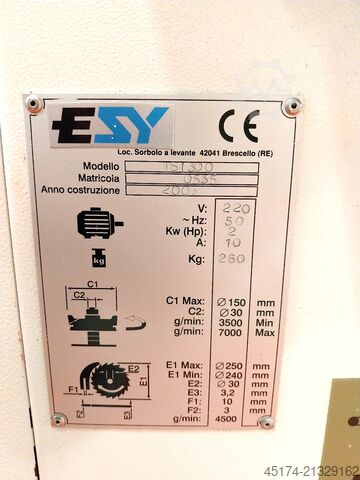 Säge-Frässpindel ESY - ITALY TSI 300