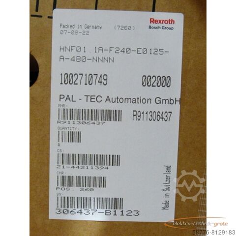 Component Rexroth Indramat HNF01.1A-F240-E0125-A-480-NNNN Netzfilter   - ! -