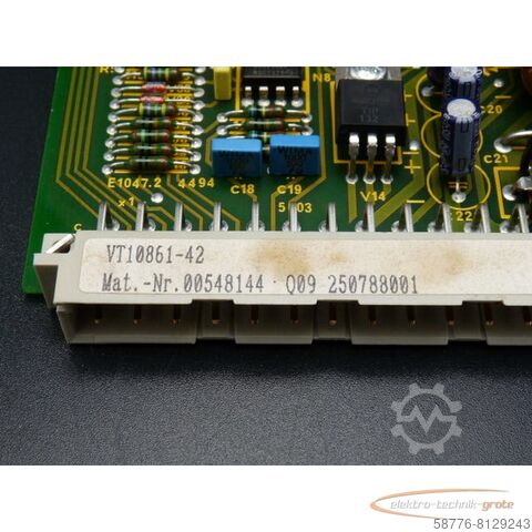 Rexroth component Rexroth VT10861-42 Prop. Amplifier