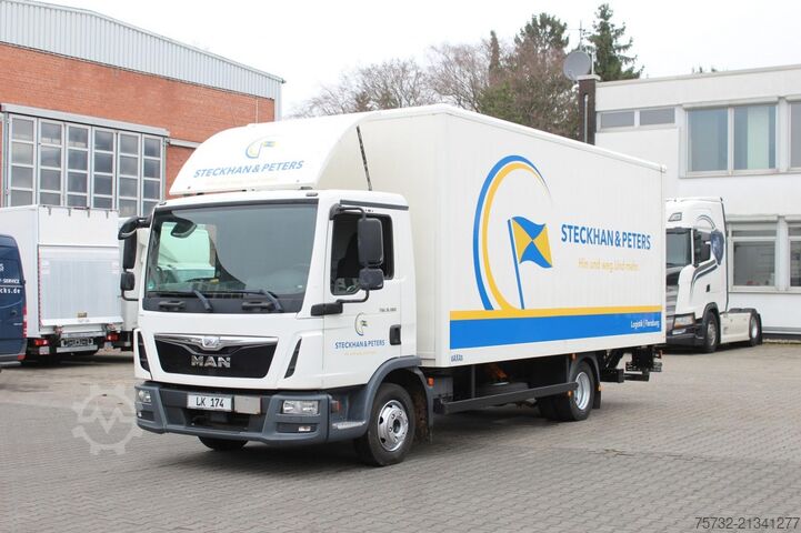 Transporter mit Koffer MAN TGL 8.180 E6 Koffer 6,1m 3 Sitze   Schalter