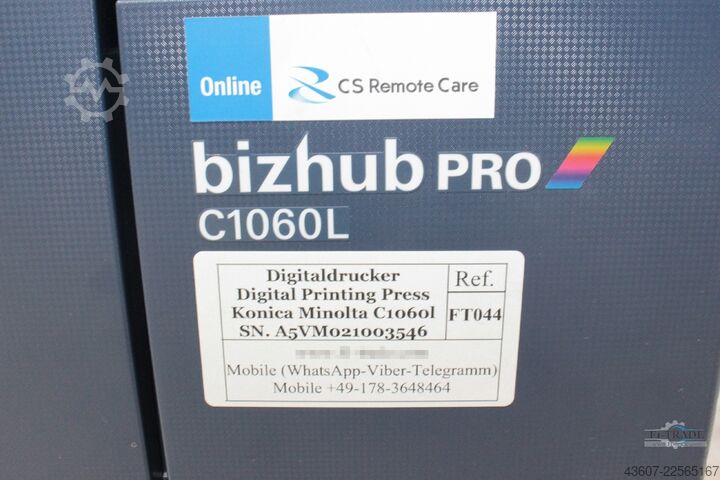 Digitaldrucker / Digital Printing Press Konica Minolta Bizhub PRO C1060L