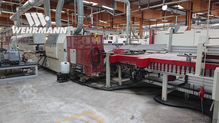 One-sided edge banding machine IMA Combima Systems (2005) IMA eins. Kantenanleimmaschine Combima Systems