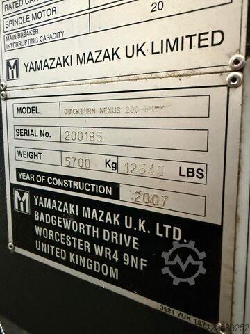 CNC-Drehmaschine MAZAK Nexus QTN 200II MSY