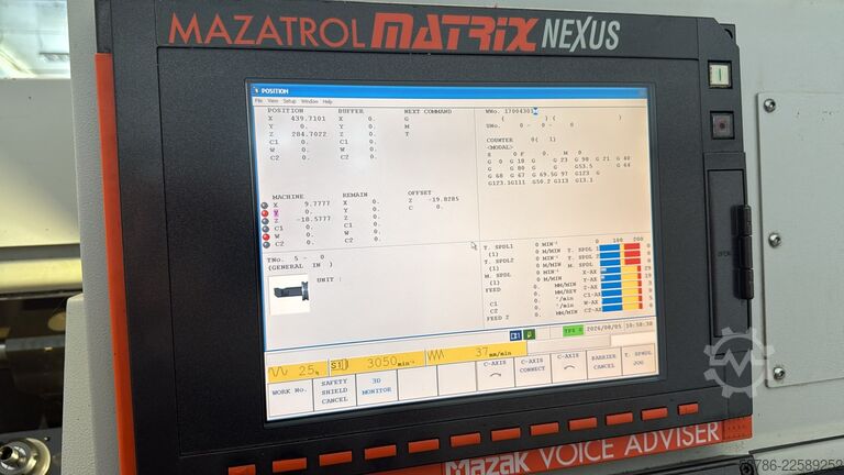 CNC-Drehmaschine MAZAK Nexus QTN 200II MSY