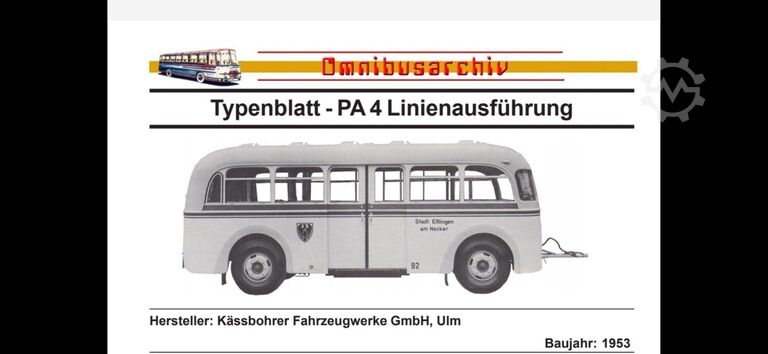 Wohnwagen Kässbohrer PA 4