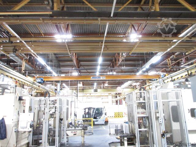 Kranhimmel Kran Portalkran Spur 13600mm ABUS Hallenkran Brückenkran Kran 3,2t NL 3200Kg Kran 13600mm Seilzug Hub 6m