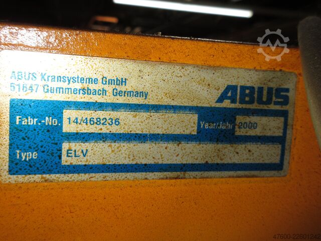 Kranhimmel Kran Portalkran Spur 13600mm ABUS Hallenkran Brückenkran Kran 3,2t NL 3200Kg Kran 13600mm Seilzug Hub 6m