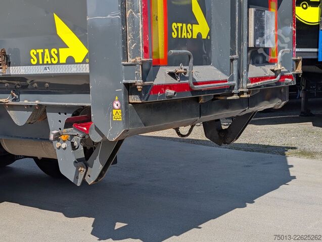 Kipper Auflieger STAS HardoX Stahl 86 m³, Liftachse, ALCOA, MIETEN?