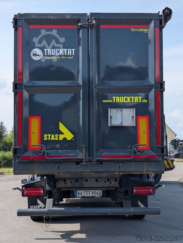 Kipper Auflieger STAS HardoX Stahl 74 m³, Liftachse, MIETEN?