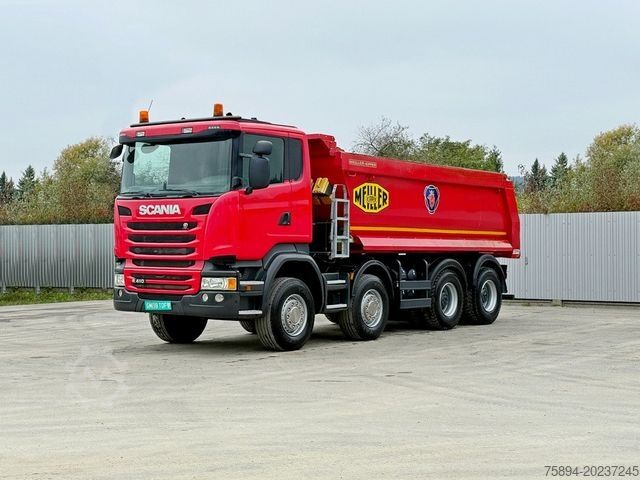 Tipper truck SCANIA R 410 * Kipper * TOPZUSTAND / 8x4