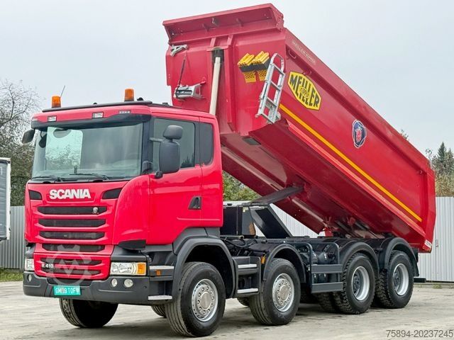Tipper truck SCANIA R 410 * Kipper * TOPZUSTAND / 8x4