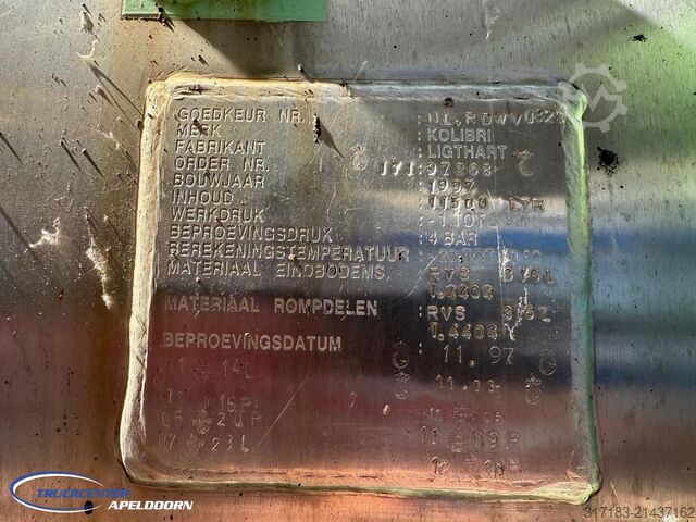 Vacuum truck Scania 94G - 260 RVS opbouw, ADR, Stuuras